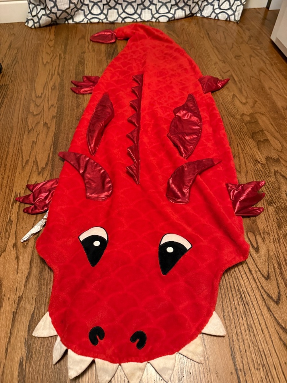 Red Plush Dragon Blanket